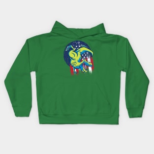 America Saurus T-rex Kids Hoodie